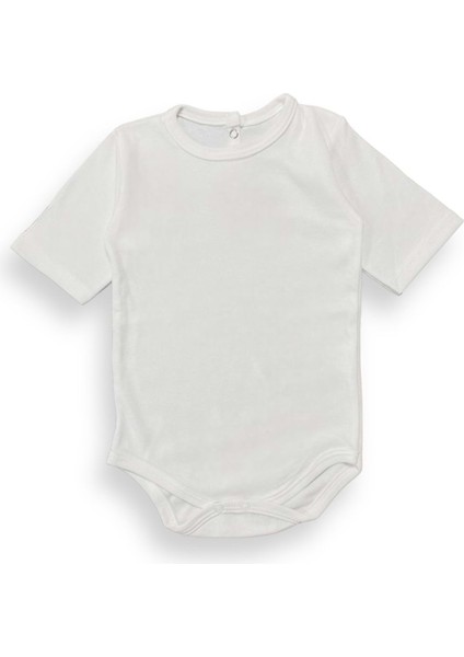 Bebek Çıtçıtlı Kısa Kol Zıbın Badi MNK0457