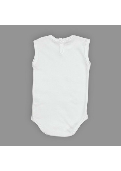 Açım Ben Kedi Baskılı Bebek Kolsuz Body Zıbın Çıtçıtlı Badi MNK0631 fiyatları