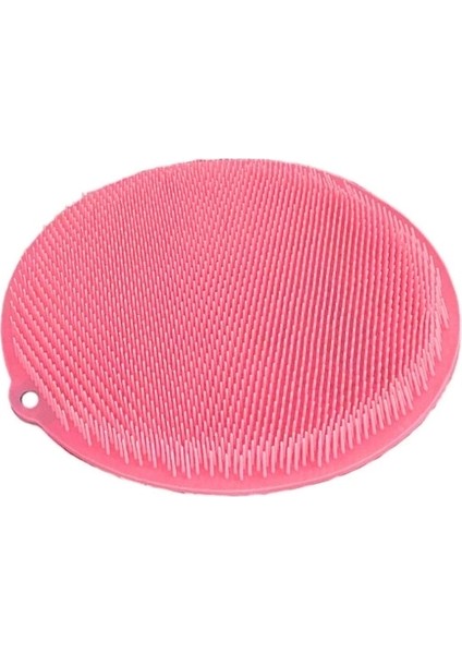 Pratik Yuvarlak Vantuzlu Banyo Sırt Kese Matı 26 cm