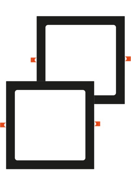 Yüksek Verimli 12W Sıva Altı LED Panel Spot MX-1034 -Kare Tasarım- Siyah Kasa | Yüksek Verim, Enerji Tasarrufu ve Uzun Ömür fiyatları