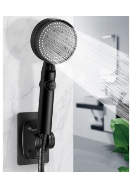 Yapışkanlı Duş Başlığı Tutucu Ayarlı Siyah fiyatları