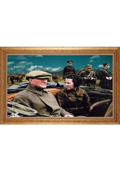 Altın Çerçeveli Paspartulu Tablo GR216