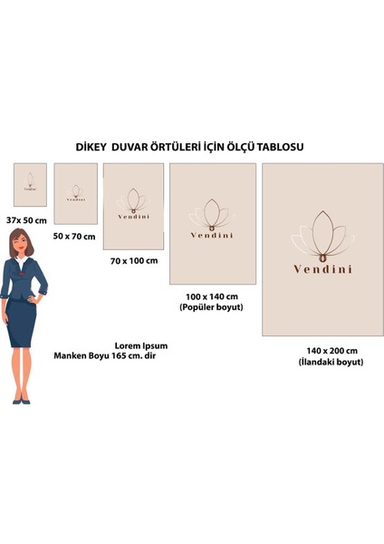 Çiçekler Arasındaki Minik Kedi Duvar Örtüsü Duvar Halısı Wall Tapestry