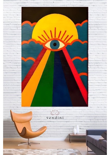Kumaş , Canlı Renkler Duvar Örtüsü Duvar Halısı Wall Tapestry