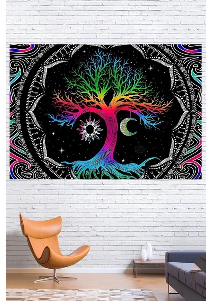 Kumaş , Canlı Renkler Duvar Örtüsü Duvar Halısı Wall Tapestry