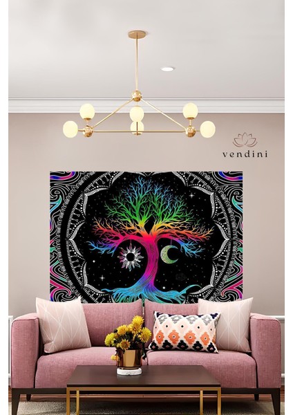 Kumaş , Canlı Renkler Duvar Örtüsü Duvar Halısı Wall Tapestry