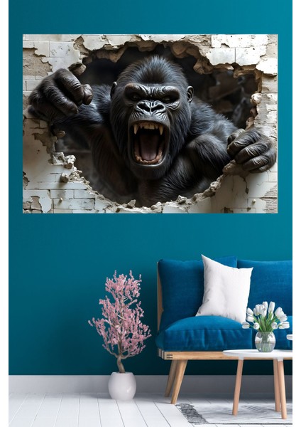 Kızgın Kong Duvar Örtüsü Duvar Halısı Wall Tapestry
