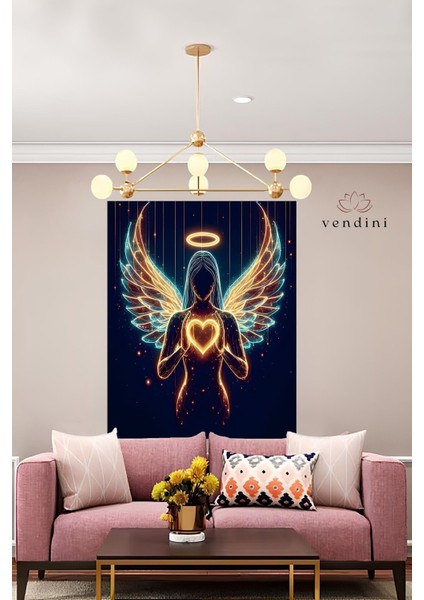 Kumaş , Canlı Renkler Duvar Örtüsü Duvar Halısı Wall Tapestry