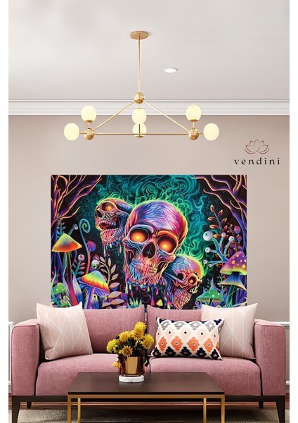 Kumaş , Canlı Renkler Duvar Örtüsü Duvar Halısı Wall Tapestry