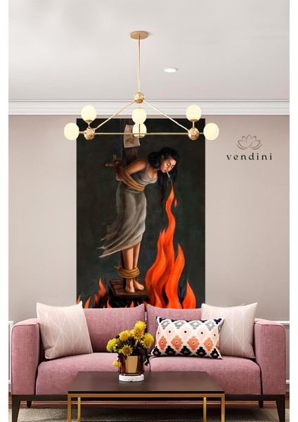 Kumaş , Canlı Renkler Duvar Örtüsü Duvar Halısı Wall Tapestry