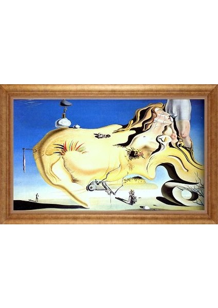 Altın Çerçeveli Paspartulu Tablo GR1814