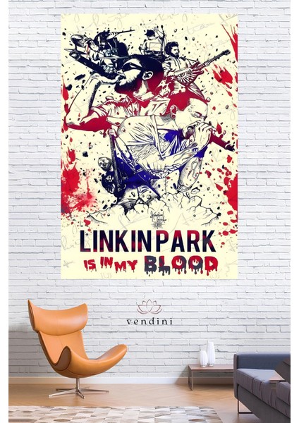Linkinpark Duvar Örtüsü Duvar Halısı Wall Tapestry