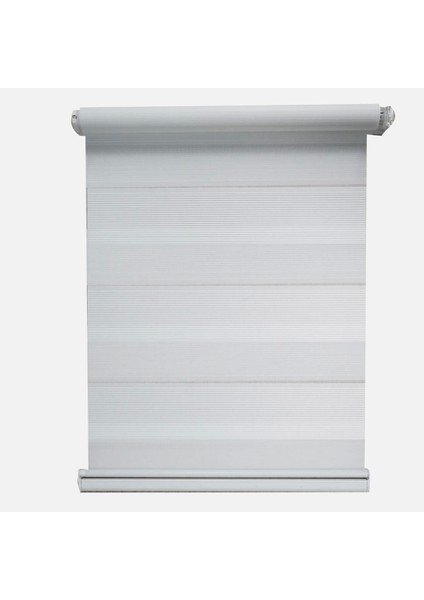 Linadora Zebra Stor Plise Beyaz 200X200