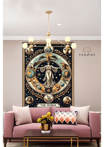 Tarot Serisi Duvar Örtüsü Duvar Halısı Wall Tapestry