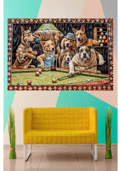 Vintage Serisi Duvar Halısı Duvar Örtüsü Wall Tapestry
