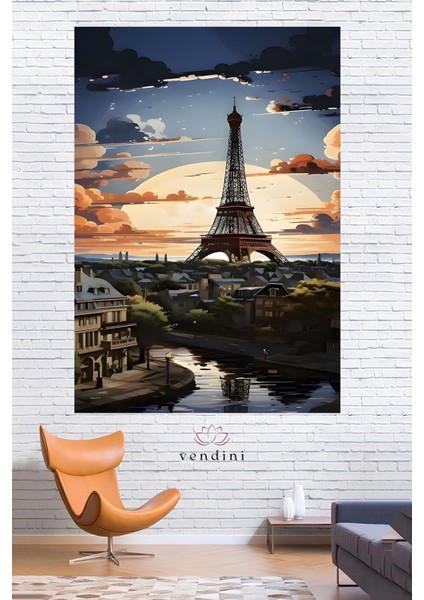 Romatizmin Başkenti Paris Duvar Örtüsü Duvar Halısı Wall Tapestry