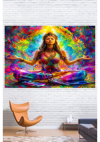 Kumaş , Canlı Renkler Duvar Örtüsü Duvar Halısı Wall Tapestry