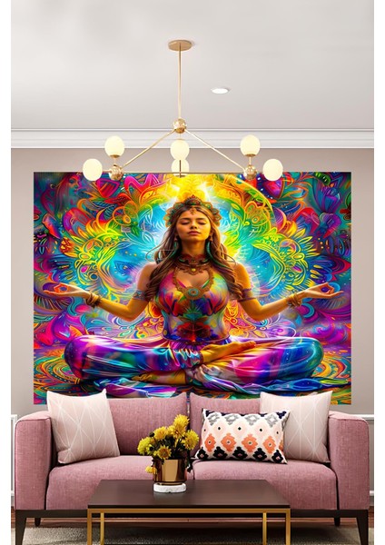 Kumaş , Canlı Renkler Duvar Örtüsü Duvar Halısı Wall Tapestry