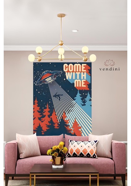 Gidelim Buralardan Duvar Örtüsü Duvar Halısı Wall Tapestry