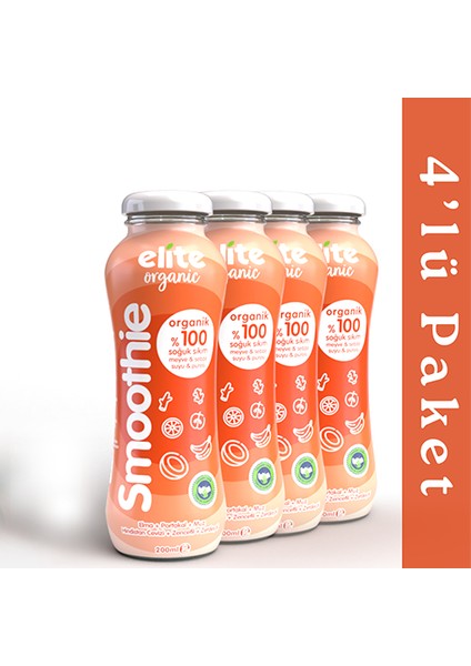 Zencefilli Zerdeçalli Smoothie 200 ml