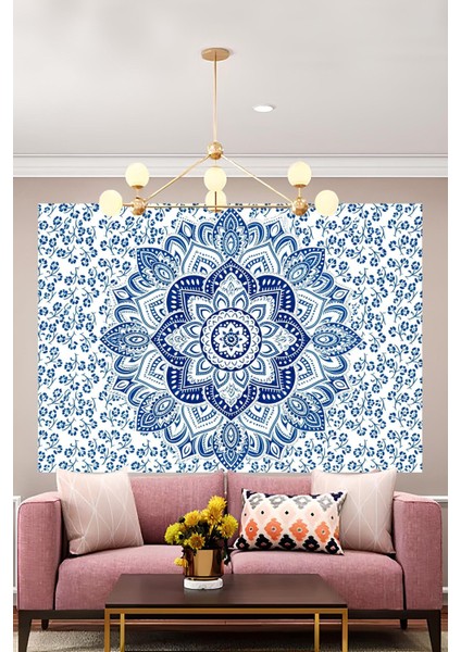 Mandala Duvar Örtüsü Duvar Halısı Wall Tapestry