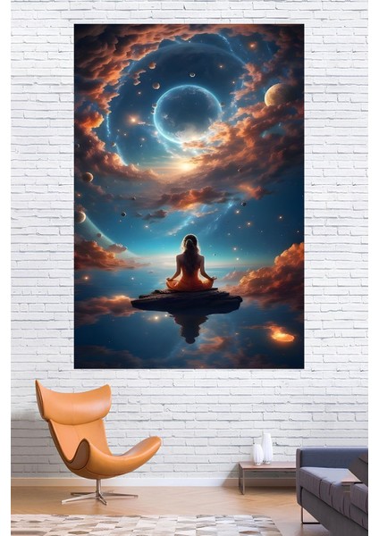 Astral Seyahat Mümkün Duvar Örtüsü Duvar Halısı Wall Tapestry