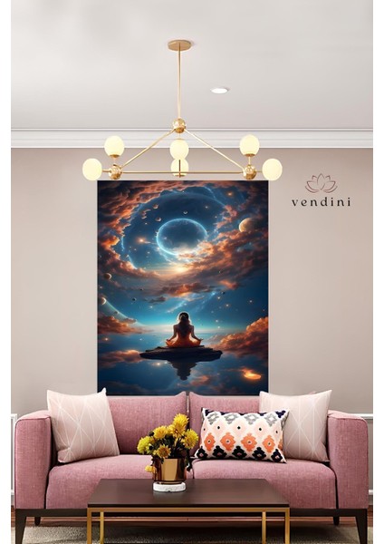 Astral Seyahat Mümkün Duvar Örtüsü Duvar Halısı Wall Tapestry