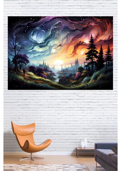 Doğanın Renkleri , Canlı Renkler Duvar Örtüsü Duvar Halısı Wall Tapestry