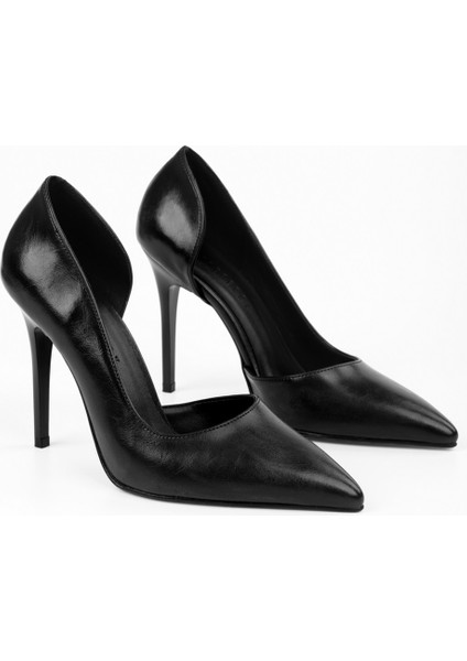 Kadın Massy Siyah Parlak Stiletto