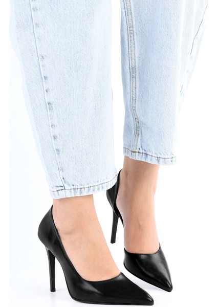 Kadın Massy Siyah Parlak Stiletto fiyatları