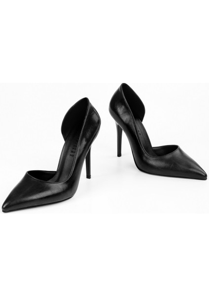 Kadın Massy Siyah Parlak Stiletto modelleri