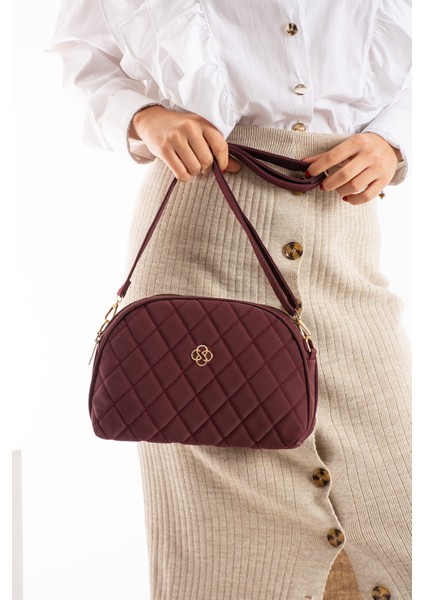 Kadın Iki Gözlü Kapitone Çapraz Askılı Omuz Çantası fiyatları