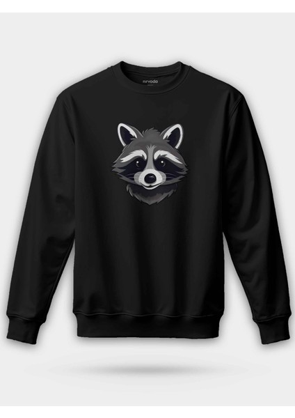 Gri Rakun Unisex Regular Sweatshirt