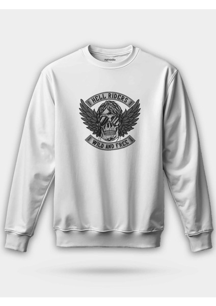 Hell Riders Kuru Kafa Rock Unisex Regular Sweatshirt