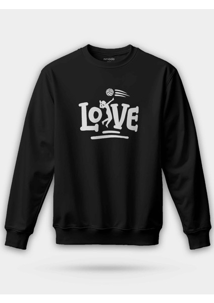 Love Voleybol Aşkı Unisex Regular Sweatshirt