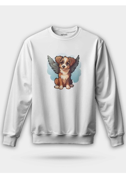 Melek Köpek Unisex Regular Sweatshirt