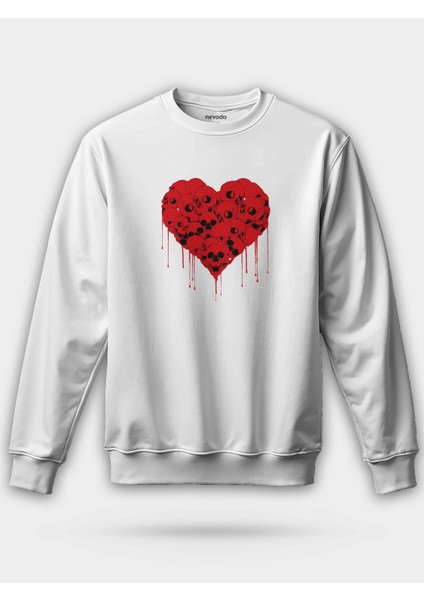 Kurukafa Kalp Unisex Regular Sweatshirt