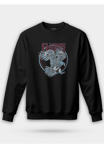 Kartallar Yüksek Uçar Unisex Regular Sweatshirt