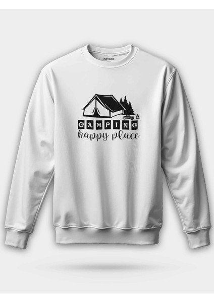 Happy Camping Kamp Unisex Regular Sweatshirt