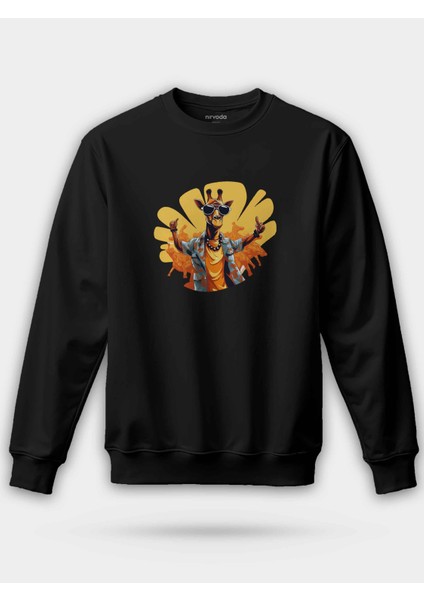 Hiphop Zürafa Unisex Regular Sweatshirt