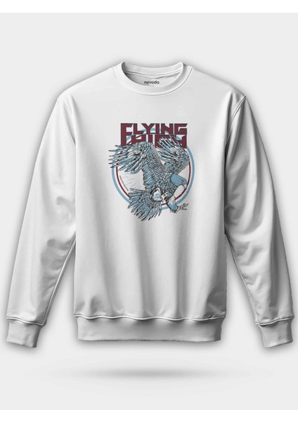 Kartallar Yüksek Uçar Unisex Regular Sweatshirt