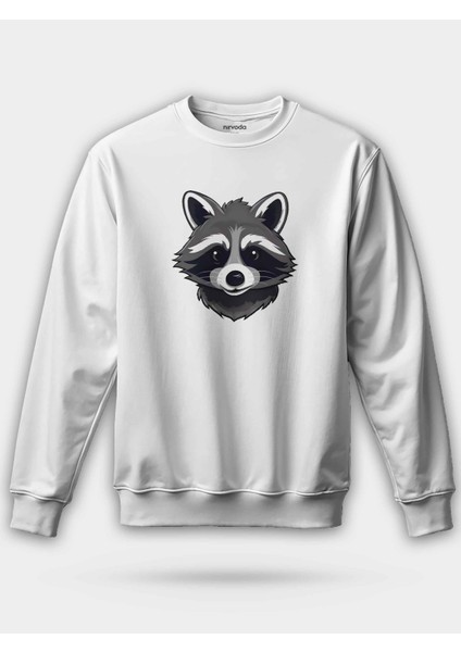 Gri Rakun Unisex Regular Sweatshirt
