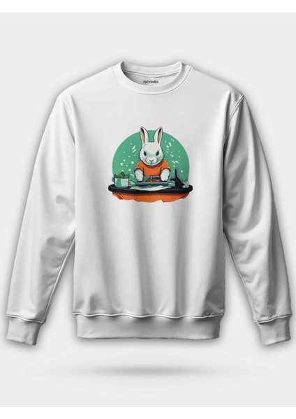 Işçi Tavşan Unisex Regular Sweatshirt
