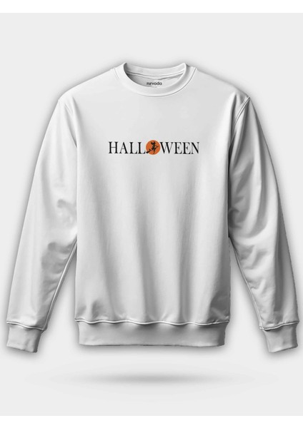 Halloween Cadılar Bayramı Minimal Unisex Regular Sweatshirt