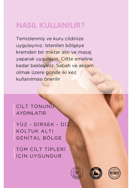 Cilt Beyazlatıcı Aydınlatıcı Bakım Kremi 50 ml