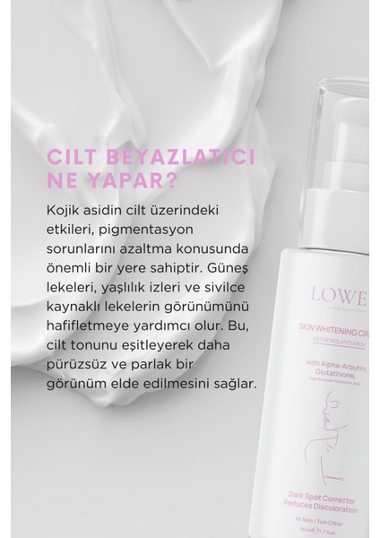 Cilt Beyazlatıcı Aydınlatıcı Bakım Kremi 50 ml