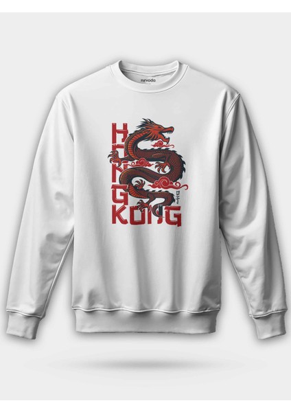 Hong Kong Soul Dragon Ejder Unisex Regular Sweatshirt
