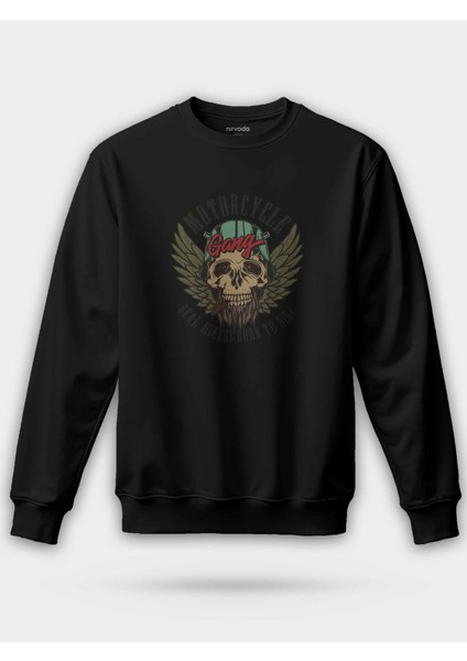 Motorcu Kurukafa Unisex Regular Sweatshirt