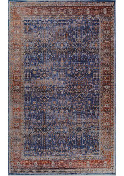 7/24 Vintage Tarzı 80 x 150 Toz Barındırmaz Viskon Yolluk Halı 1154-LCV