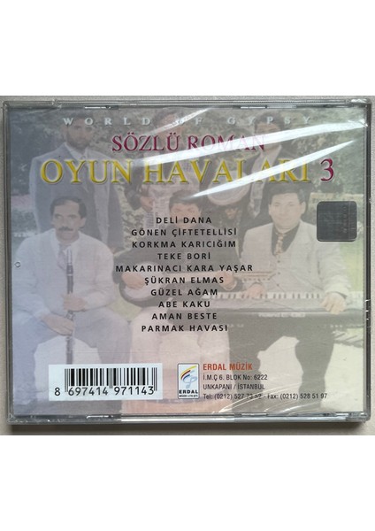 Sözlü Roman Oyun Havaları 3 CD